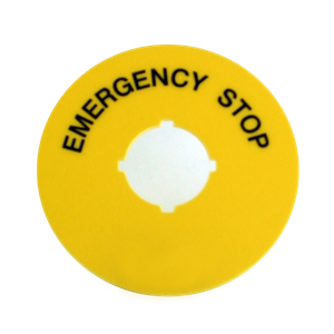 Yellow Disc ARRET D'URGENCE B3-7603-2