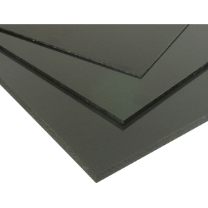 Plaque PVC rigide gris foncé 12mm