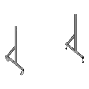 Pieds pour tableau effaçable 1 face 1203 x 989 TAC_TEF_1F_120X99