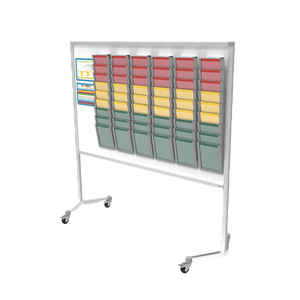 Support Kanban gris RAL 7045